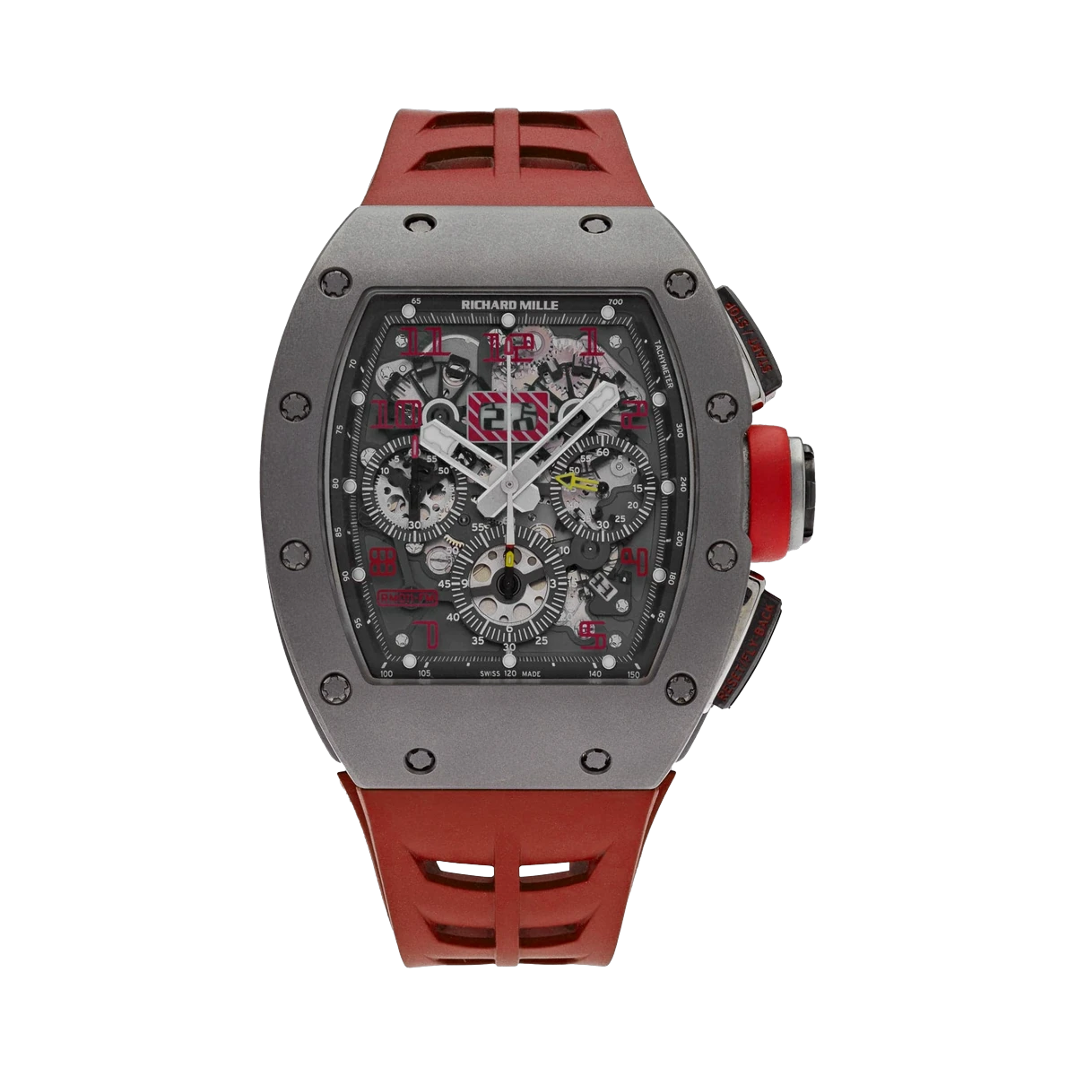Richard Mille RM011 Felipe Massa Full Titanium SandBlast Edition Skeleton Dial