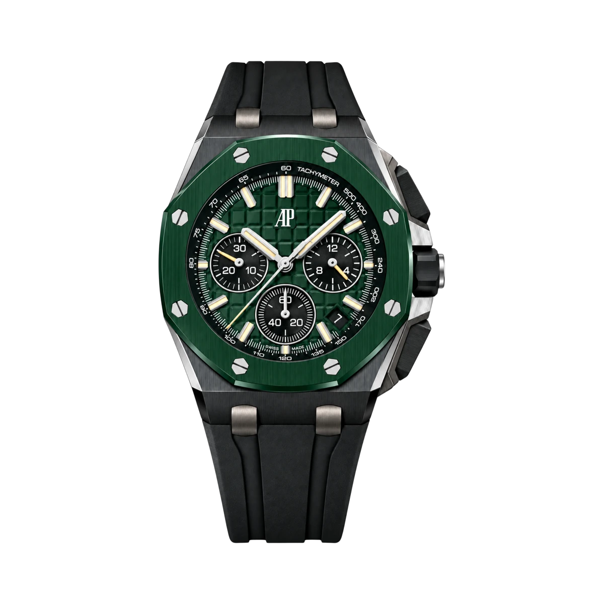 Audemars Piguet Royal Oak Offshore 26420CE.OO.A063VE.01 Chronograph 43MM Green Ceramic & Titanium