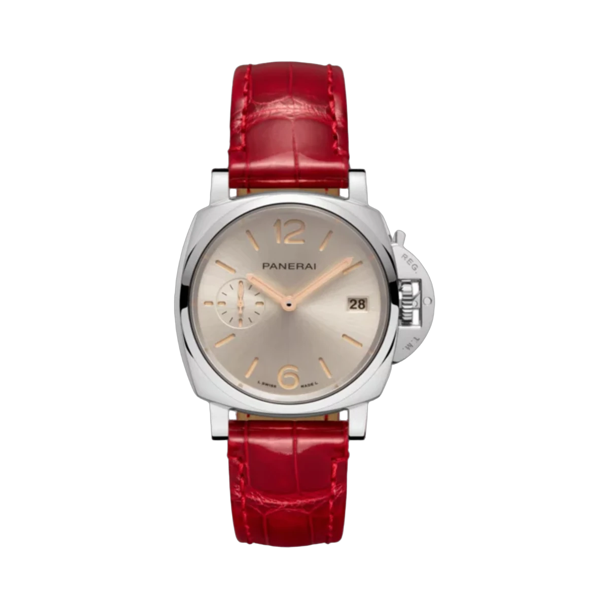 Panerai Luminor Due PAM01248 Automatic 38mm Silver Sunburst Dial Stainless Steel
