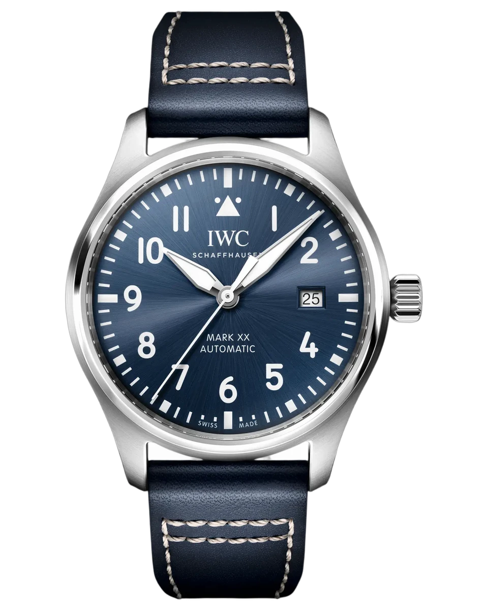 IWC Pilot's Watch Mark XX Automatic Blue Dial IW328203 40mm Stainless Steel