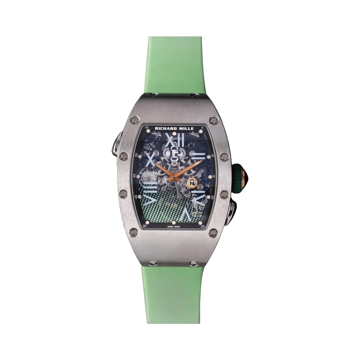 Richard Mille RM 037 Titanium Skeleton Dial 52mm Ladies Watch