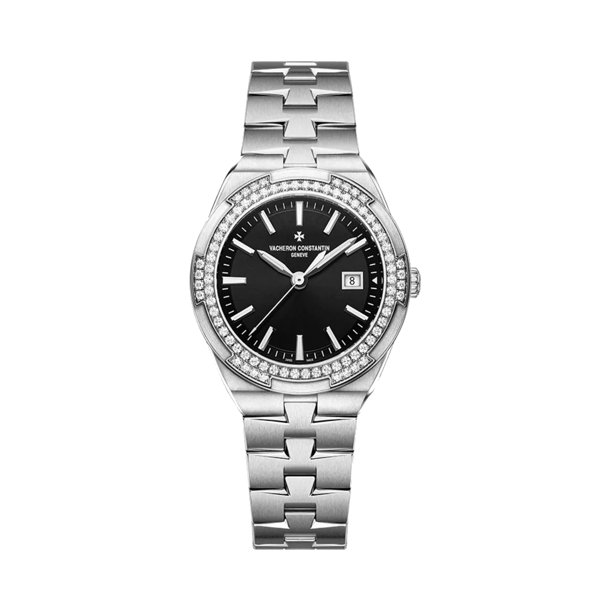 Vacheron Constantin Overseas Quartz Black Dial 33mm 1205V/1004A-B591 33mm Stainless Steel
