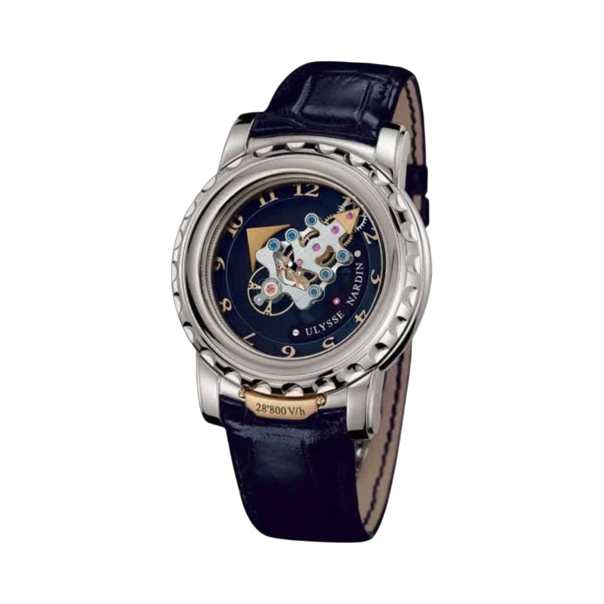 Ulysse Nardin Freak 020-88 Tourbillon 28800 44.5mm 18K White Gold Blue Dial