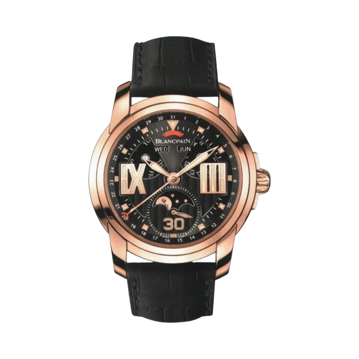 Blancpain L-Evolution Moonphase 8 Days 8866-3630-53B 43.5MM 18K Rose Gold
