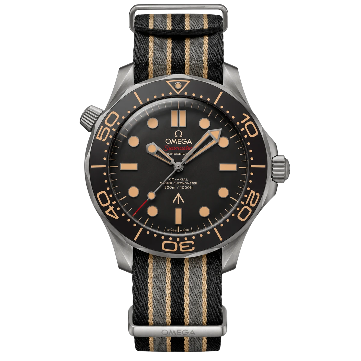 Omega Seamaster Diver 300M Co-Axial Chronometer 42mm Brown Dial Natto Strap 210.92.42.20.01.001