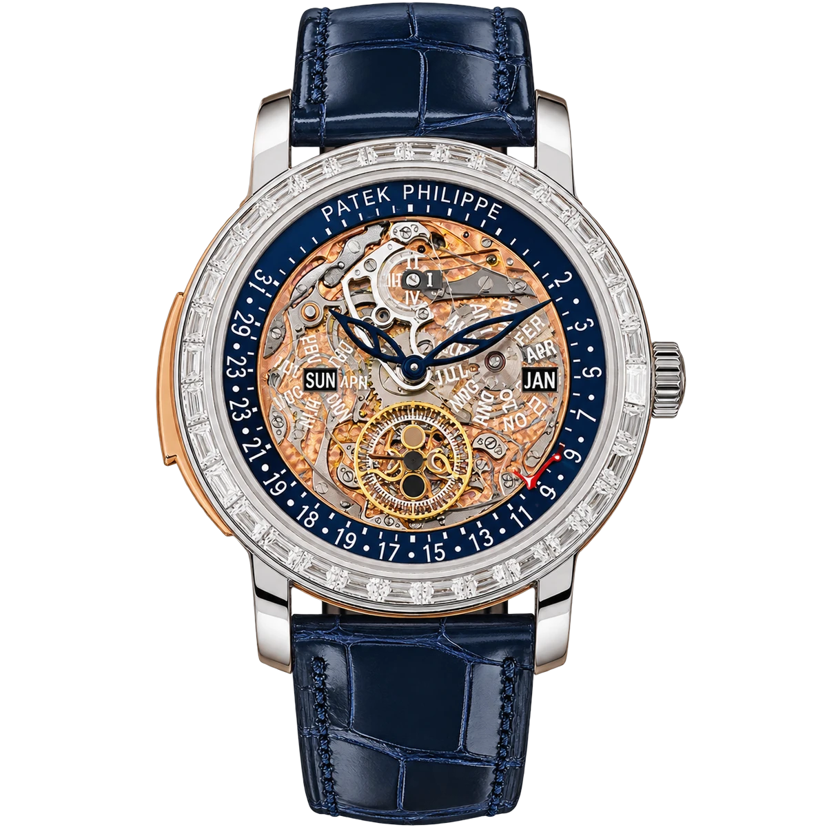Patek Philippe Grand Complications 5104P Platinum 43mm Skeleton Dial Men's Watch