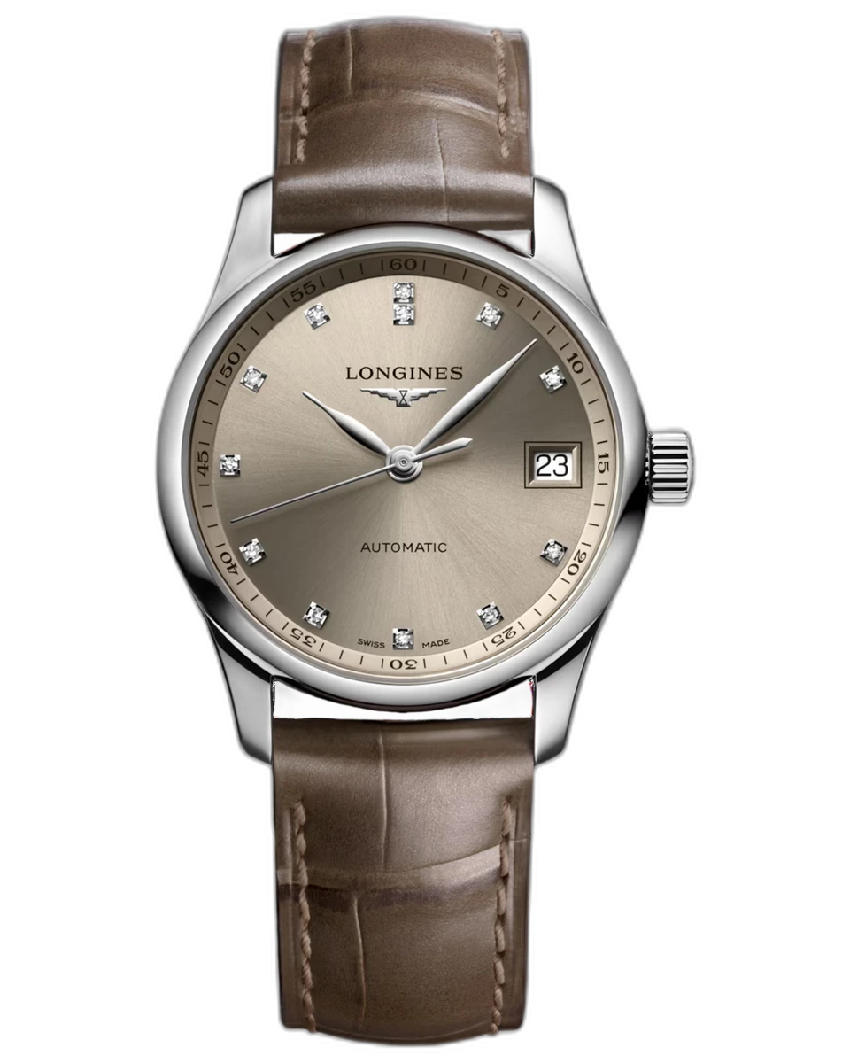 Longines Master Collection L23574072 Automatic 34mm Beige Dial Womens Watch