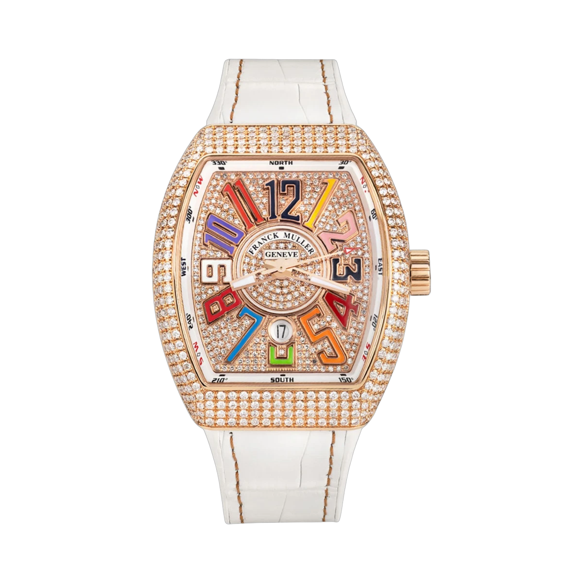 Franck Muller Vanguard Colour Dreams Quartz V45 SC DT D CD Col Drm 5N RG