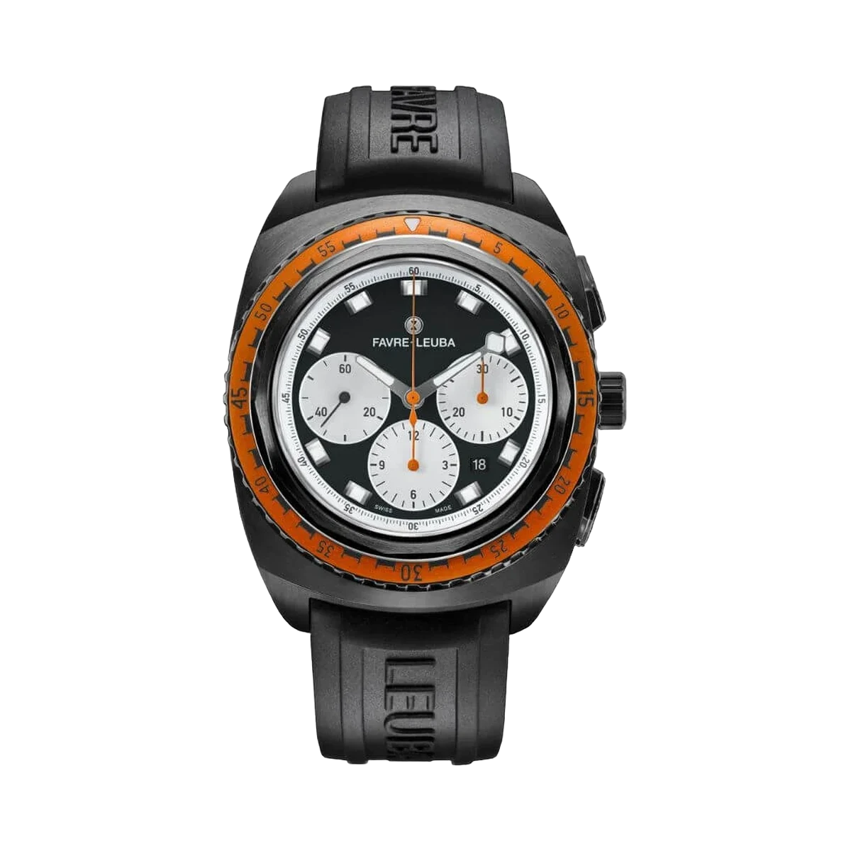 Favre-Leuba Raider Sea Sky 00.10103.09.13.31 Chronograph Automatic Black Dial