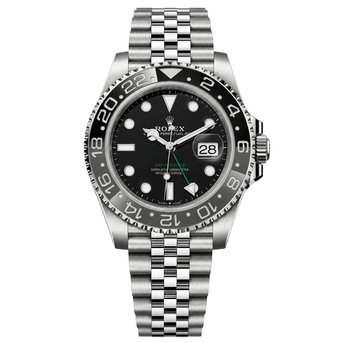 Rolex Gmt Master II 126710GRNR-0003 Oyster steel Bruce Wayne Jubilee Bracelet 40mm Men’s Watch