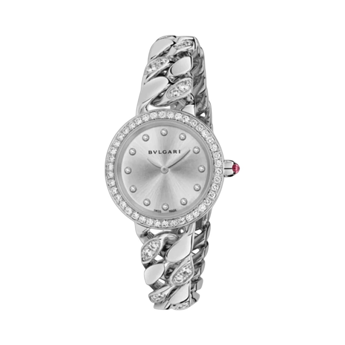 Bvlgari Catene BBCW31C6GDGD 31MM 18K White Gold