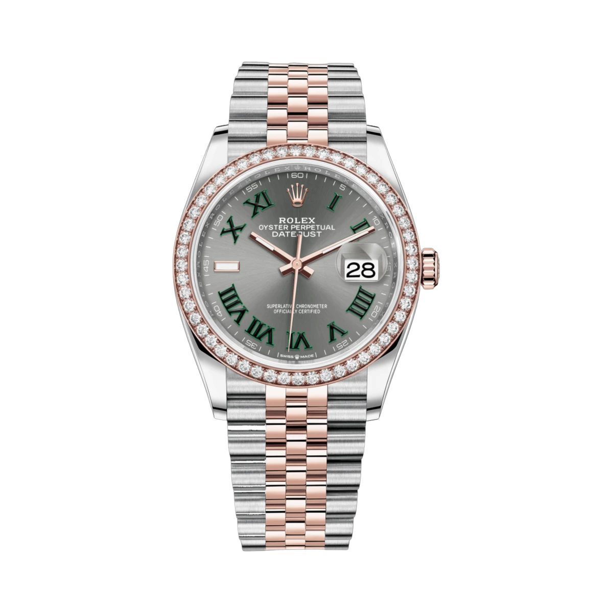 Rolex Datejust 126281RBR SLGRJ Datejust II 36 28mm Ladies Watch