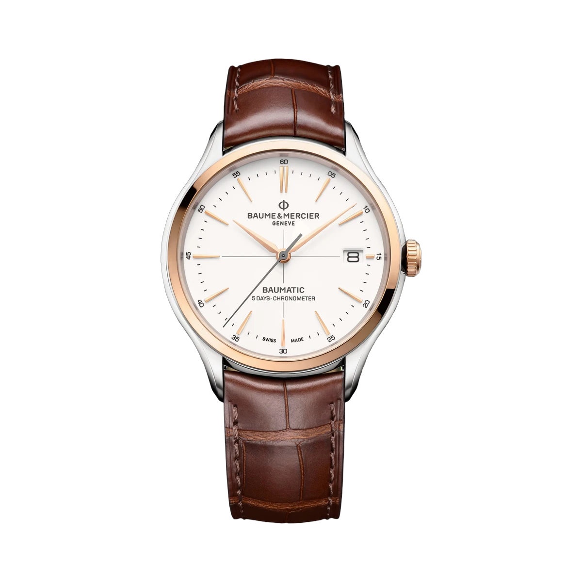 Baume & Mercier Clifton M0A10519 Automatic 40mm White Dial Stainless Steel