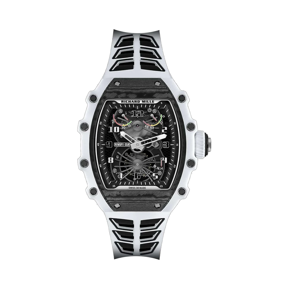 Richard Mille RM 21-02 White Manual Winding Tourbillon Aerodyne Limited Edition 50 Pieces