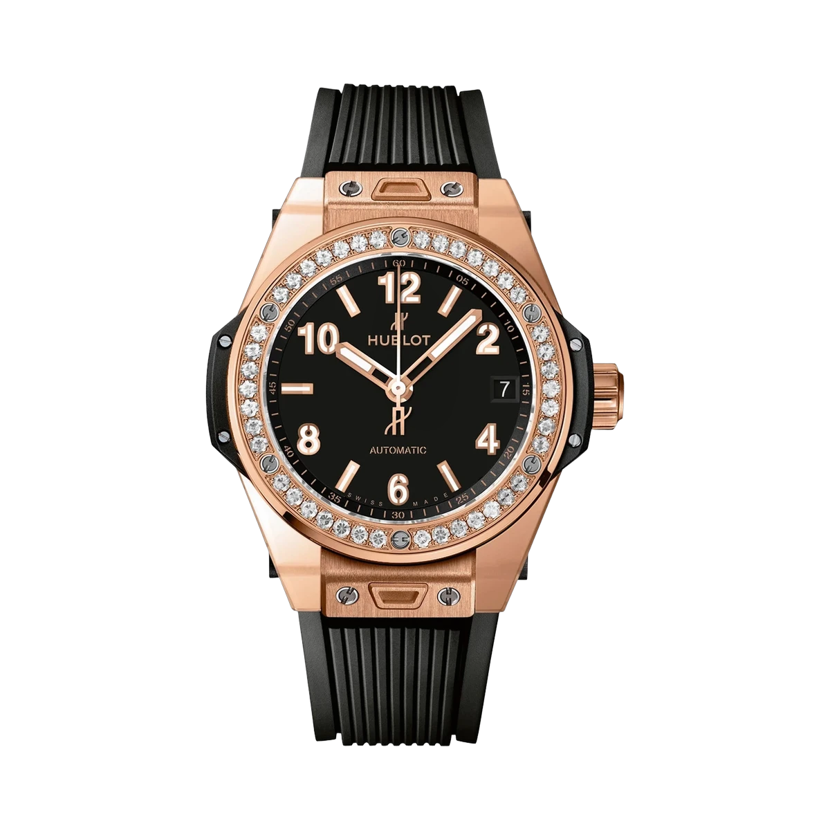 Hublot Big Bang One Click King Gold Diamond Bezel 465.OX.1180.RX.1204 39mm 18K Rose Gold
