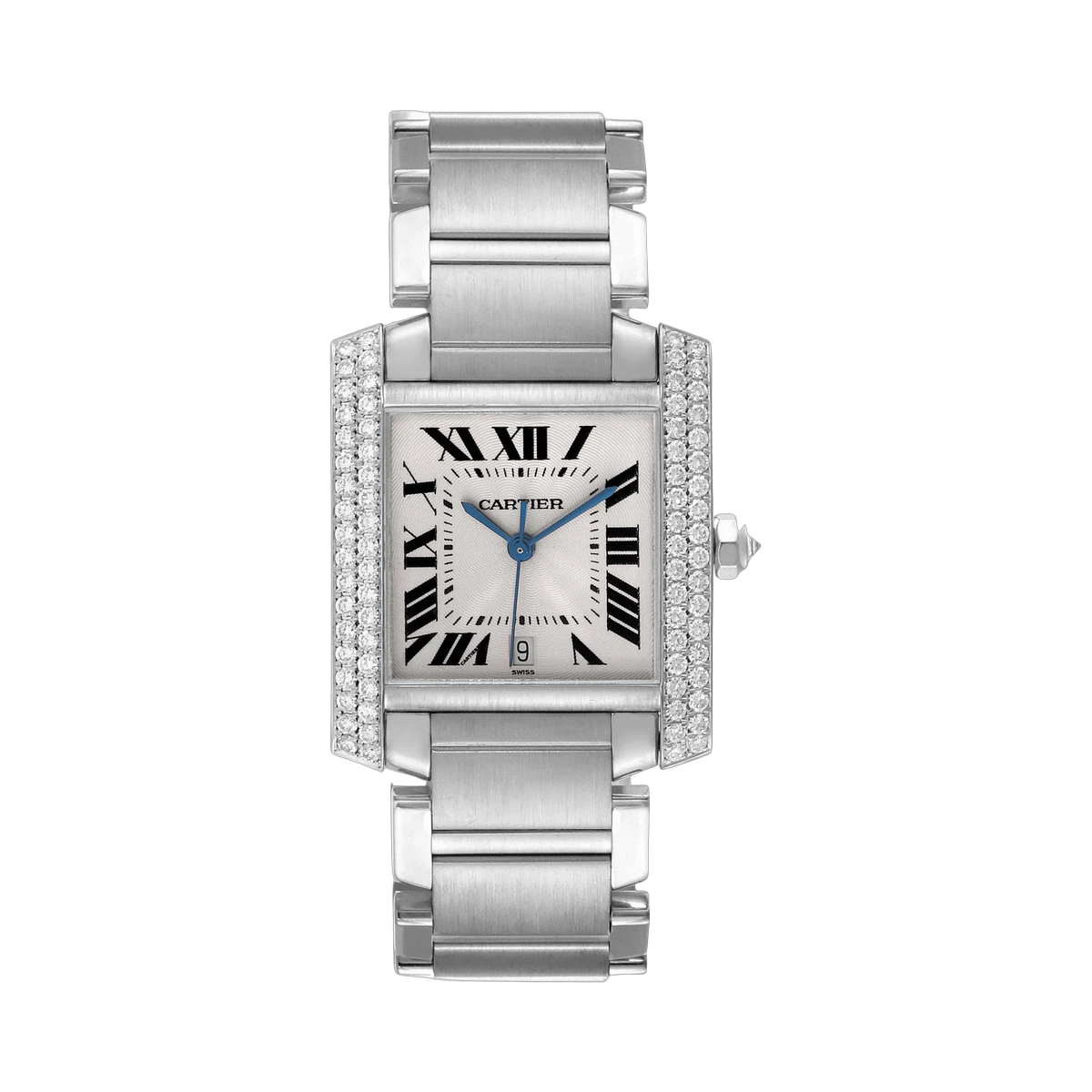 Cartier Tank Francaise francaise-2366 Automatic White Gold Diamond 32mm
