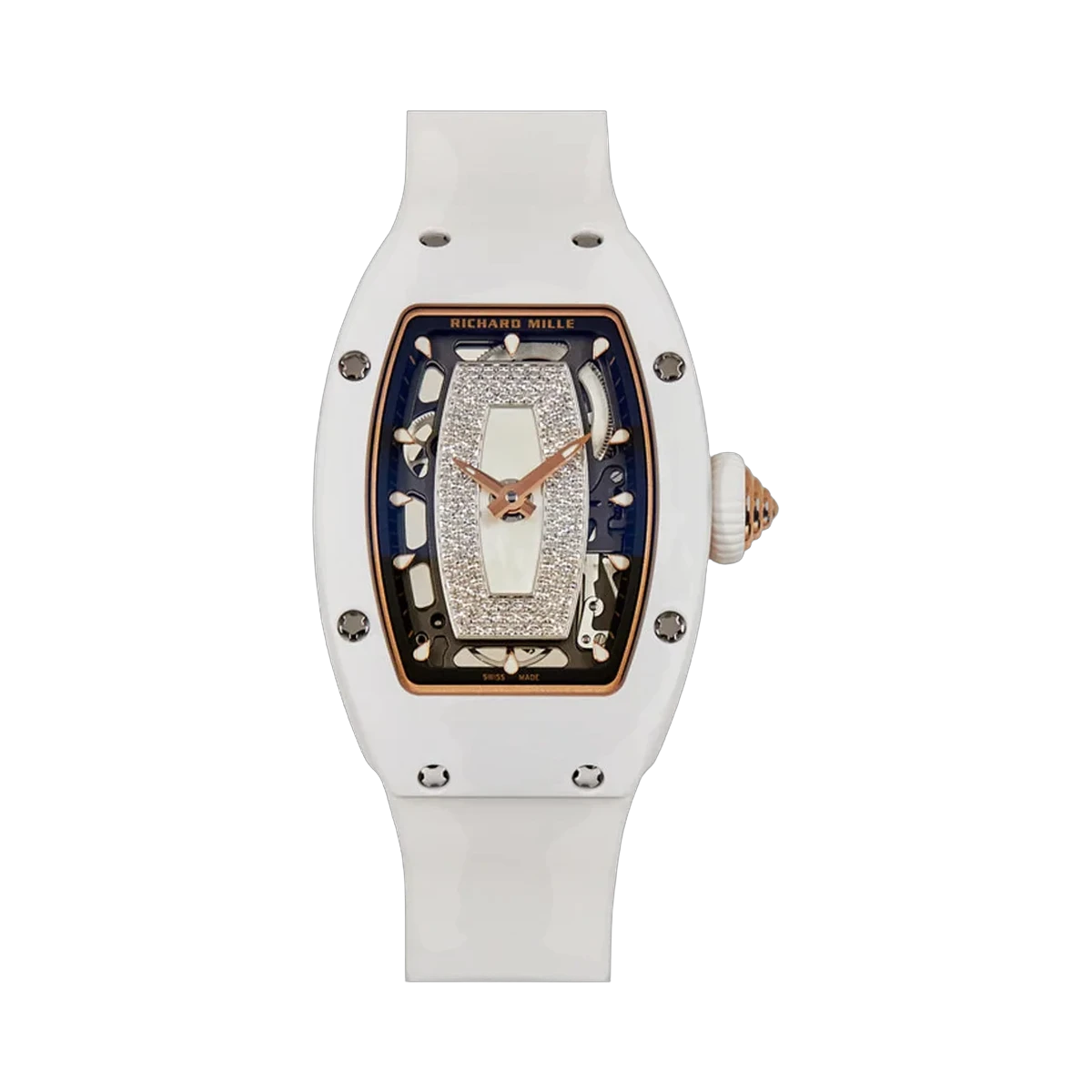 Richard Mille RM 07-01 White Ceramic 31mm White Dial Ladies Watch
