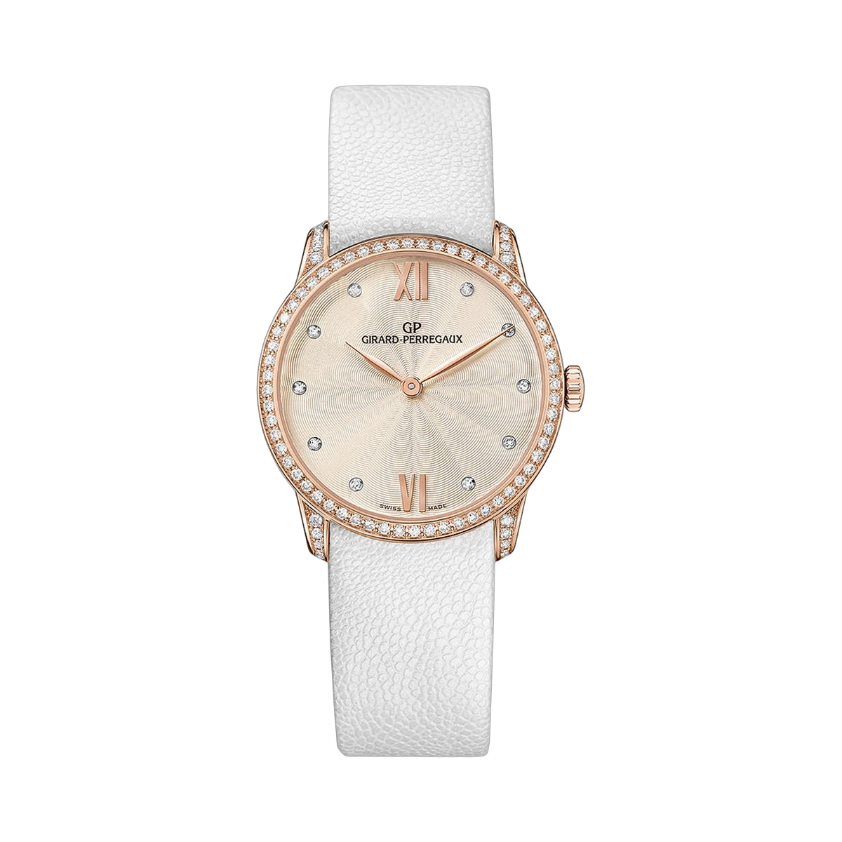 Girard-Perregaux 1966 49528D52B171-IK7A Lady Automatic 30mm Diamond Bezel 18K Rose Gold
