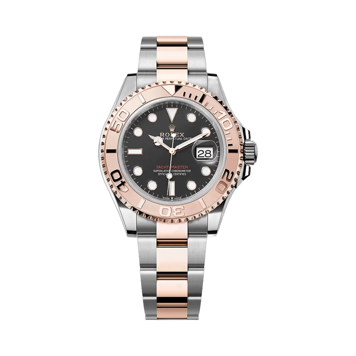 Rolex Yacht Master 126621-0002 Dial 40mm Oystersteel And 18K Rose Gold Men's Watch