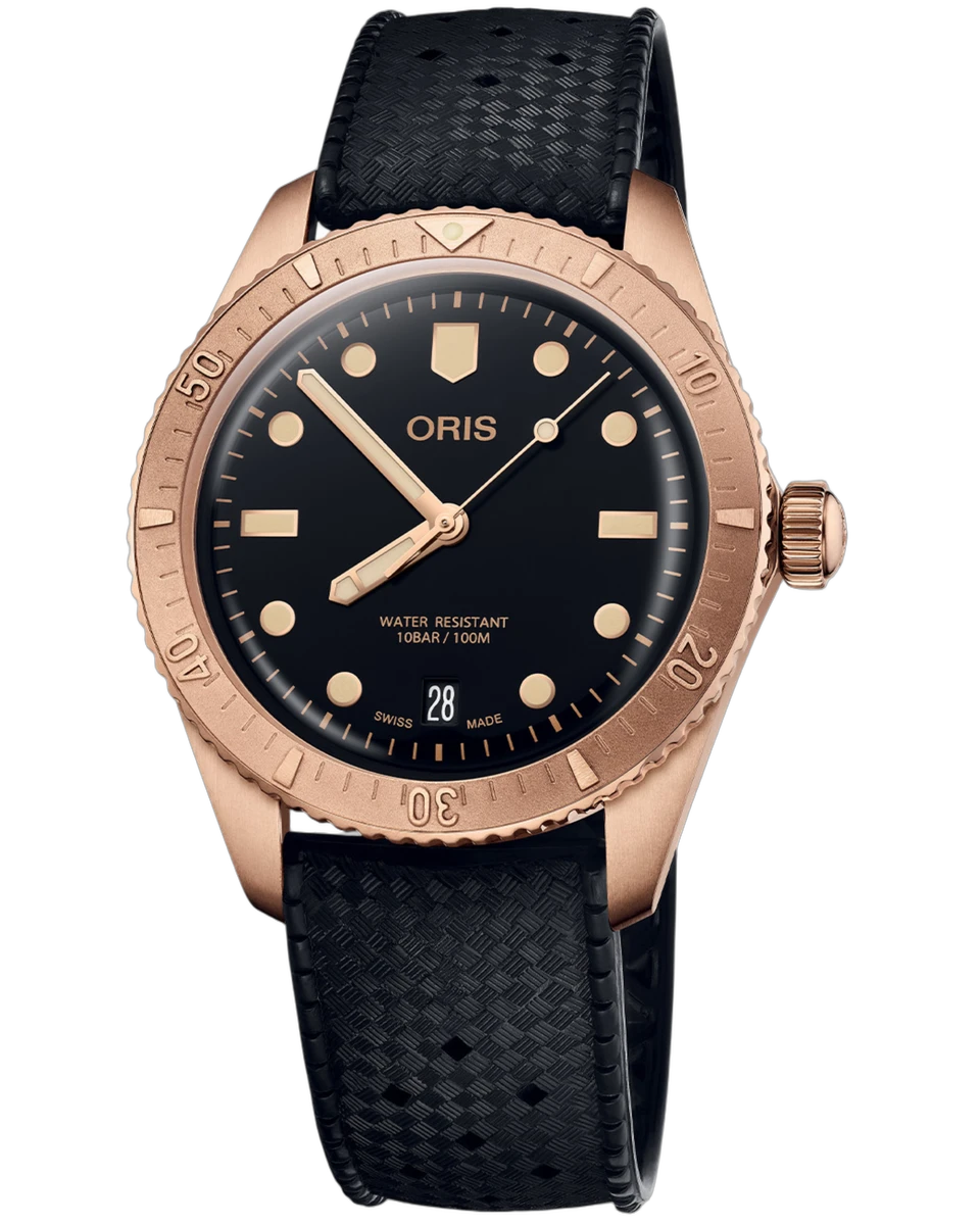 Oris Divers Sixty-Five Cotton Candy Sepia Bronze 01 733 7771 3154-07 4 19 18BR 38mm Bronze