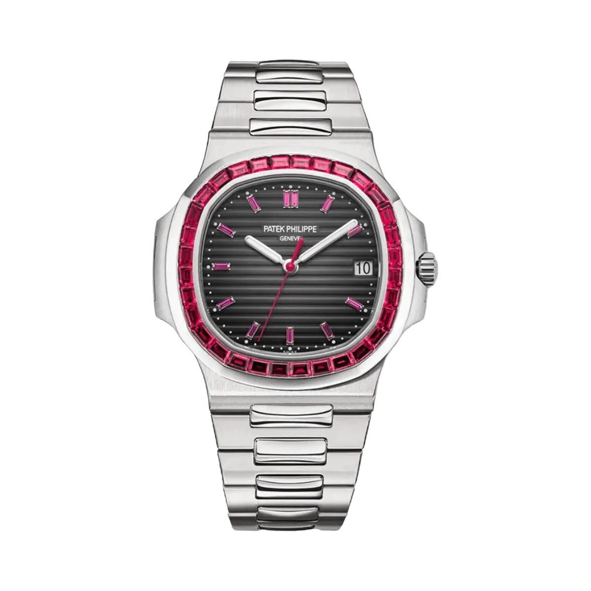 Patek Philippe Nautilus 5711/112P-001 Ruby Bezel 44mm Platinum Limited Edition