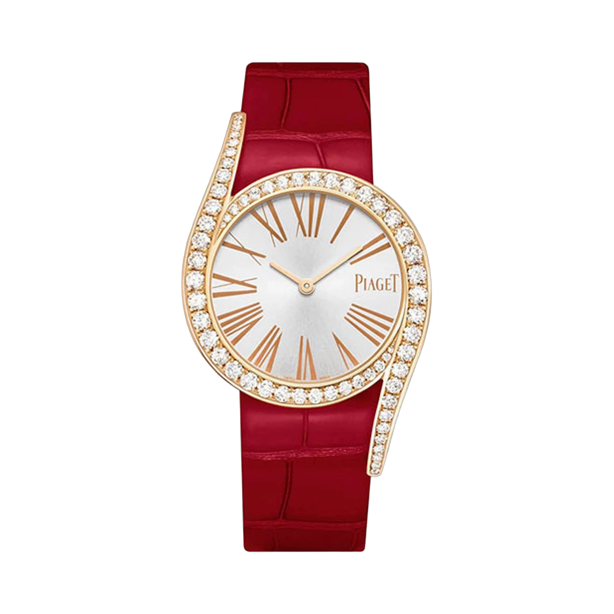 Piaget Limelight Gala G0A43361 Diamond Set Bezel 32Mm 18K Rose Gold Leather Straps Women's Watch