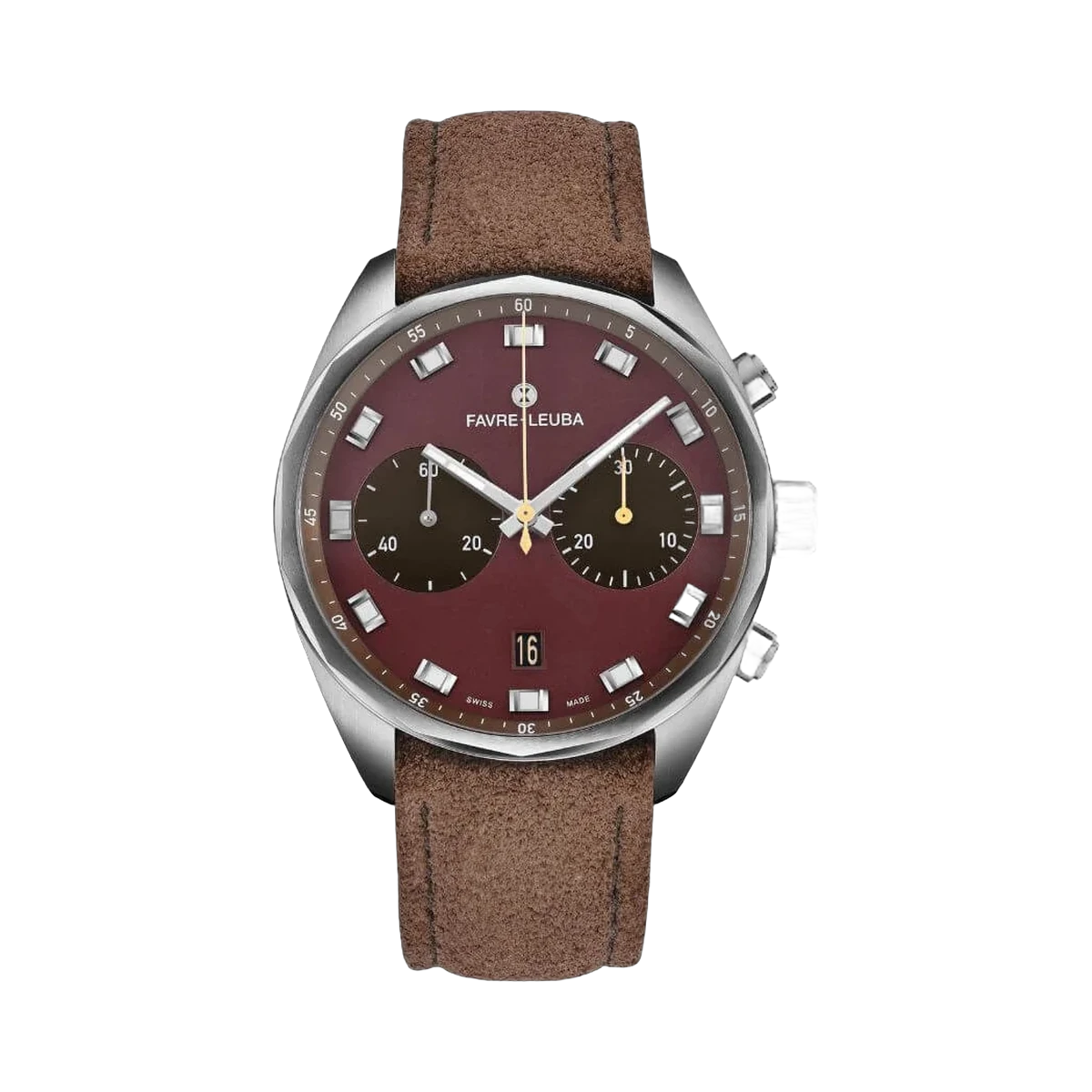 Favre-Leuba Sky Chief 00.10202.08.35.47 Chronograph Burgundy Dial
