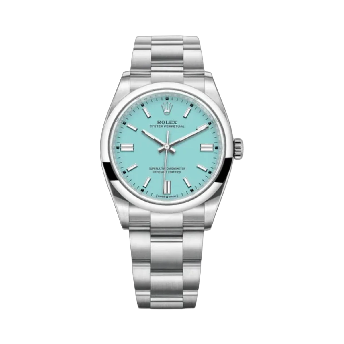 Rolex Oyster Perpetual 126000 36 Torquoise Blue Dial