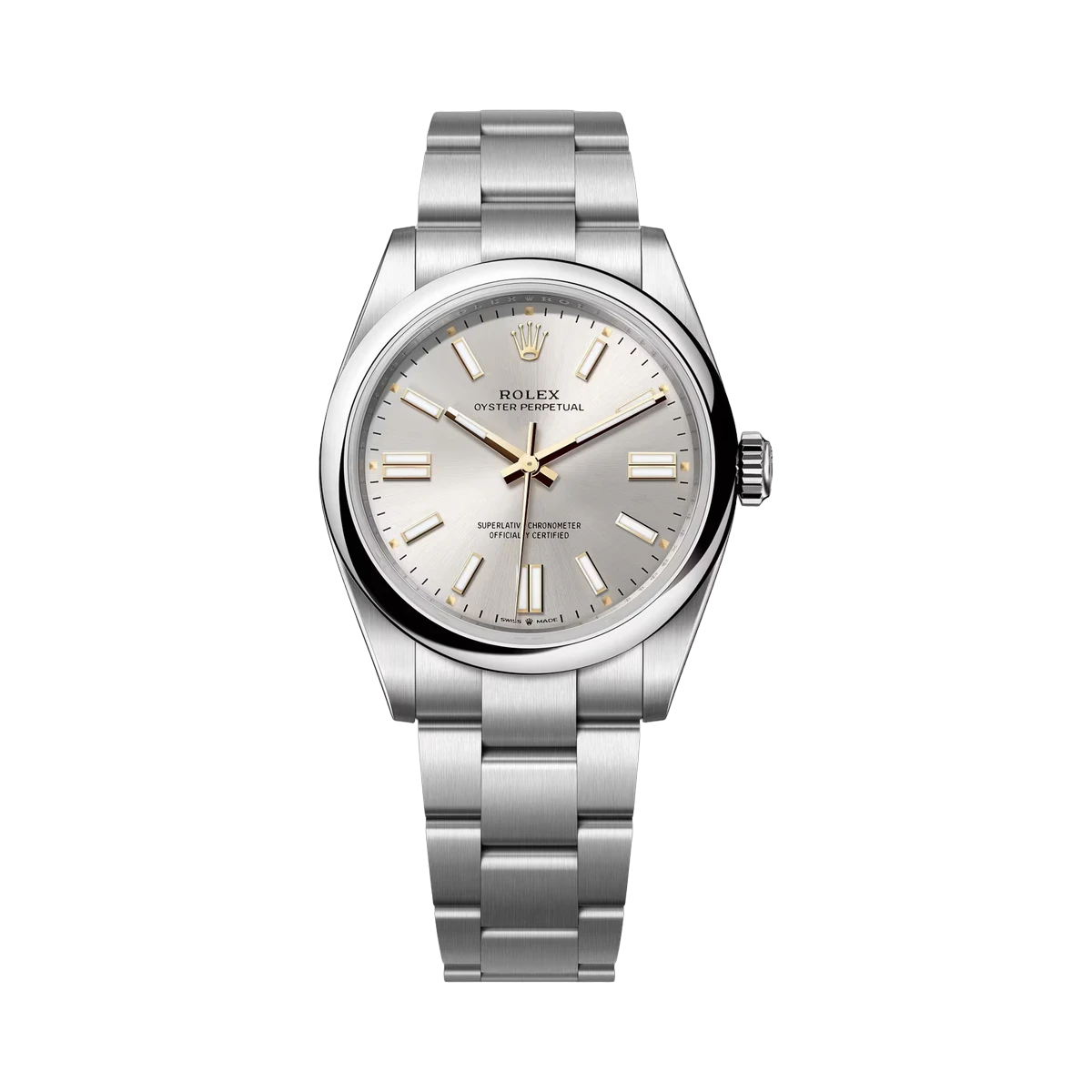 Rolex Oyster Perpetual 134300-0001 41mm Oystersteel Silver Index Dial Men's Watch