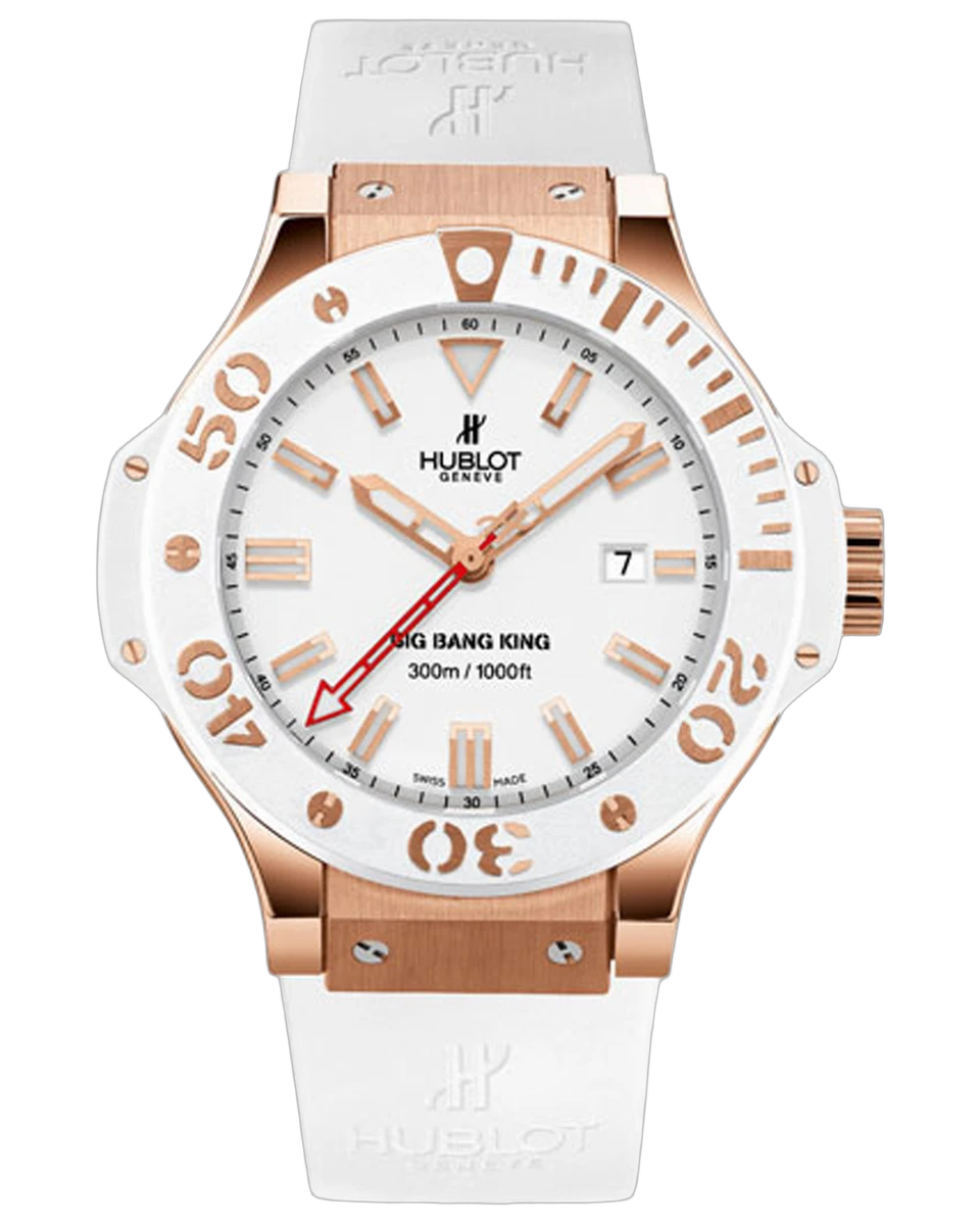 Hublot Big Bang King Gold White Dial 322.PH.230.RW Ceramic Bezel 48mm Ceramic