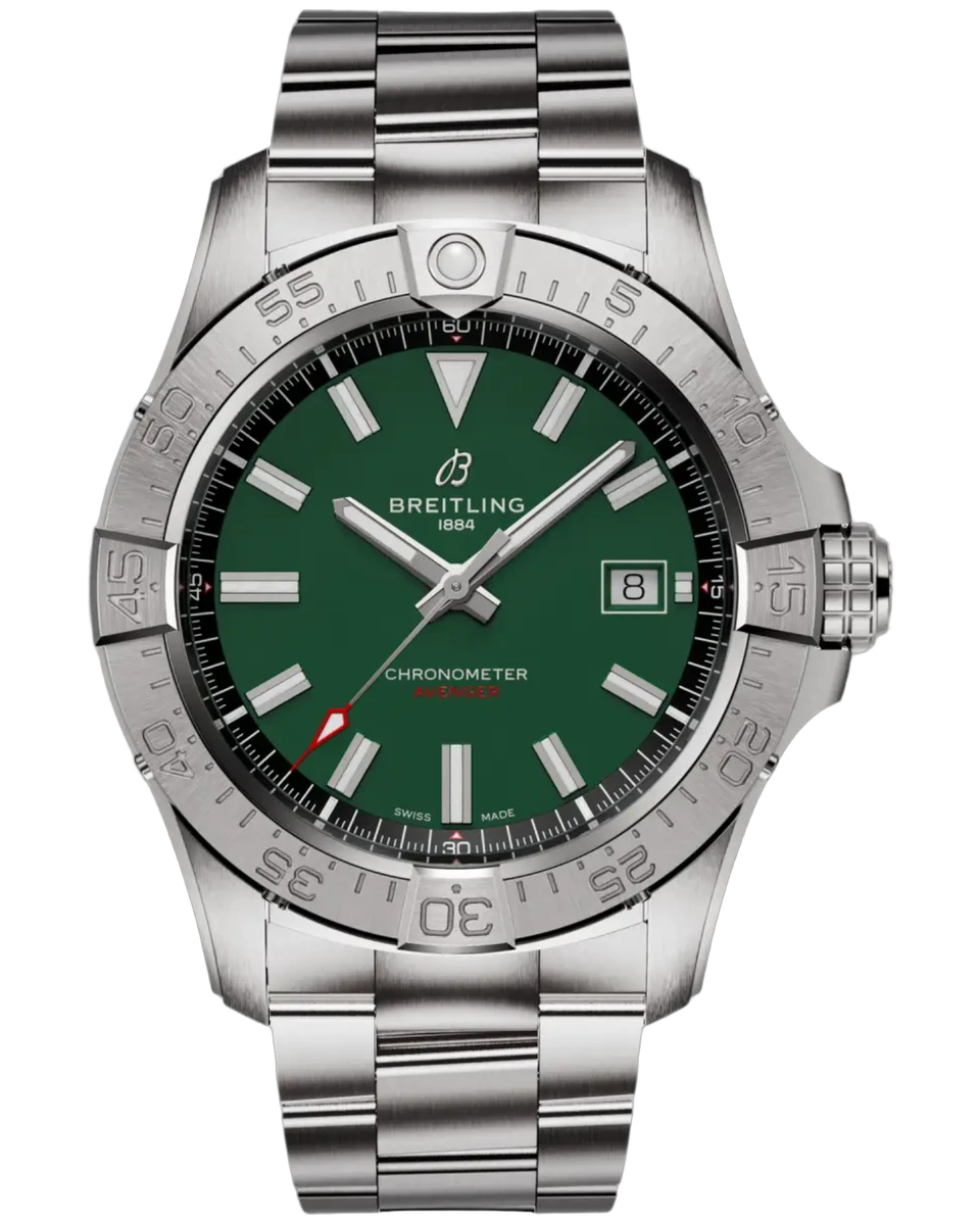 Breitling A17328101L1A1 AVENGER AUTOMATIC STEEL GREEN DIAL 42MM