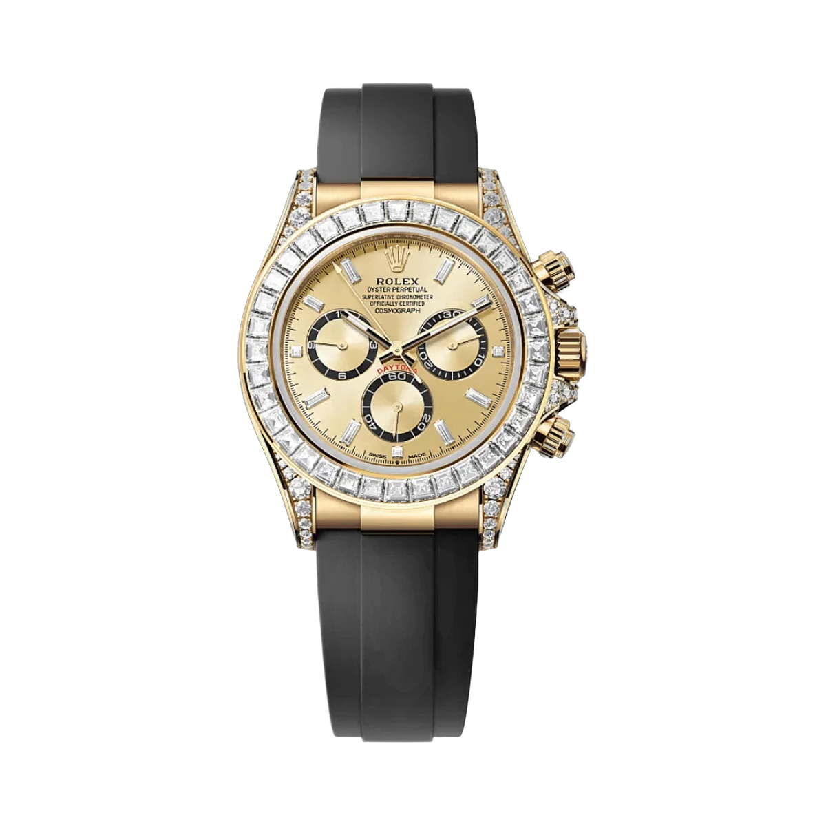Rolex Cosmograph Daytona 126538TBR-0004 Oyster Perpetual 18 CT Yellow Gold 40mm Golden Diamond Dial Mens Watch