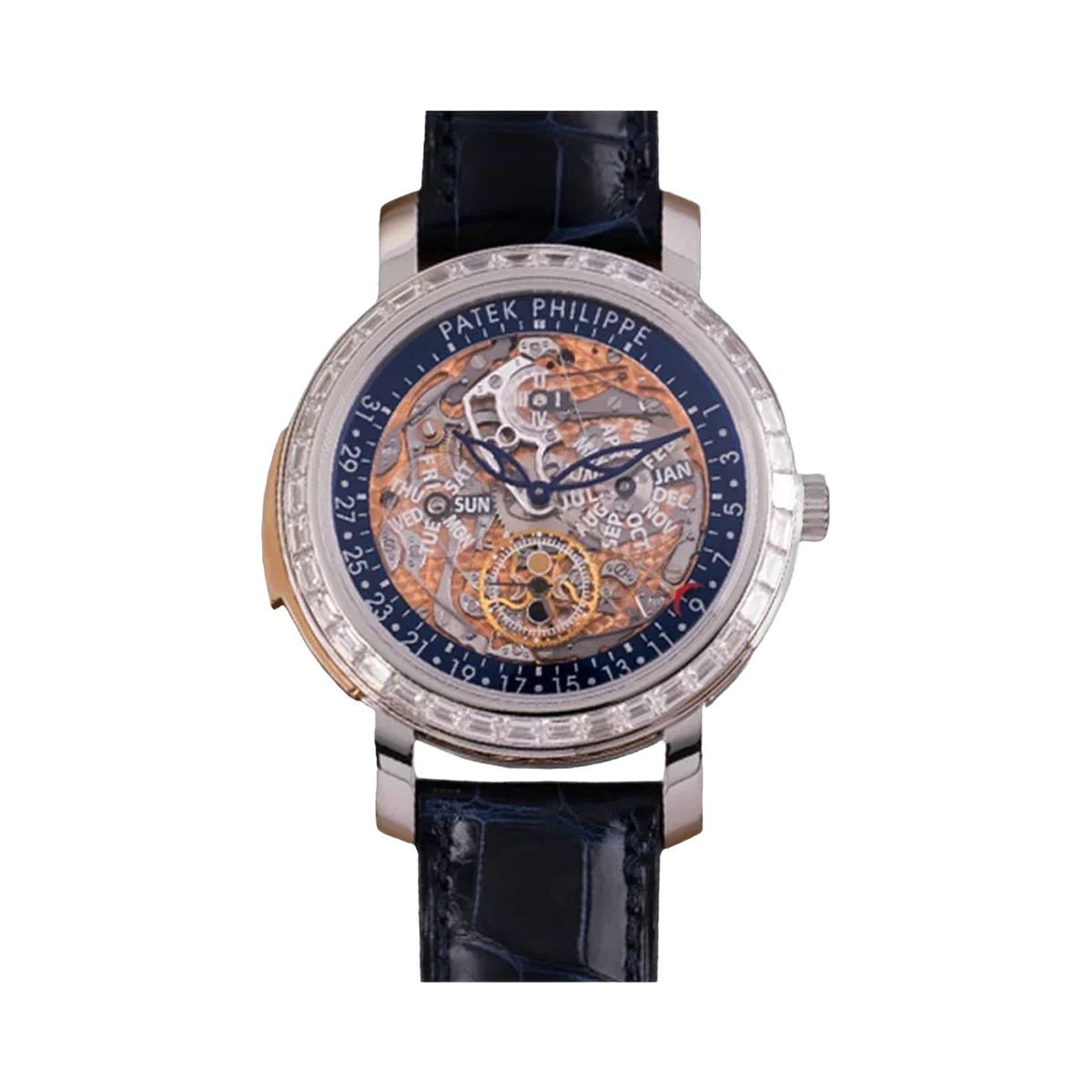 Patek Philippe Grand Complications 5104P Platinum 43mm Skeleton Dial Men's Watch
