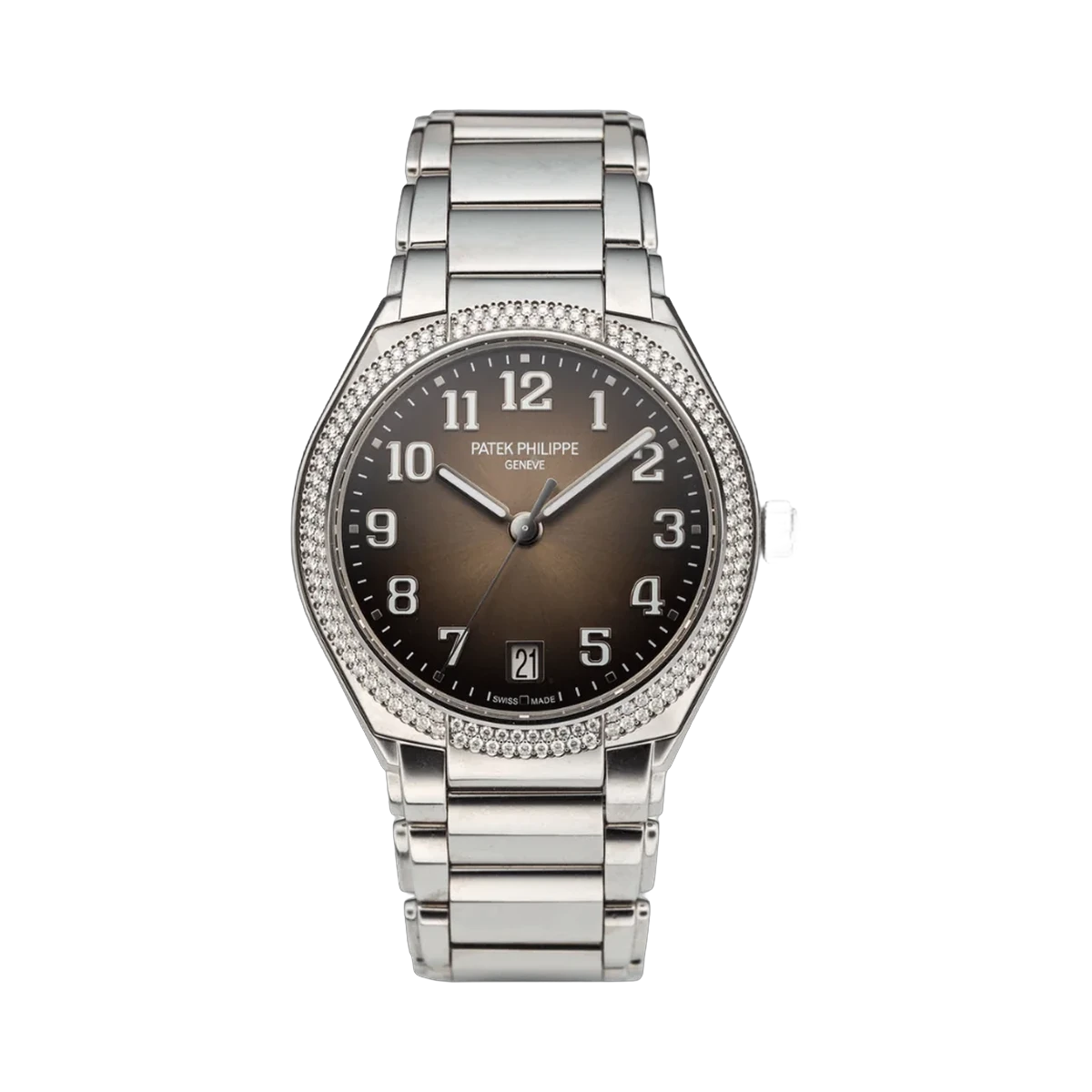 Patek Philippe Twenty 4 7300/1200A-010 Stainless Steel 36mm Gray Sunburst Dial Womens Watch