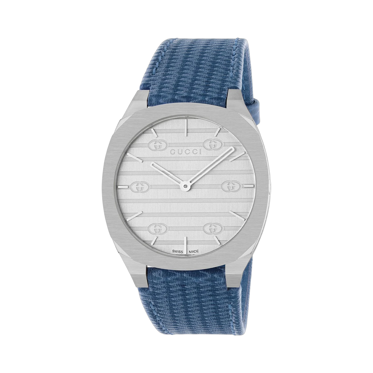 Gucci Gucci 25H 34mm Silver Dial Watch YA163422