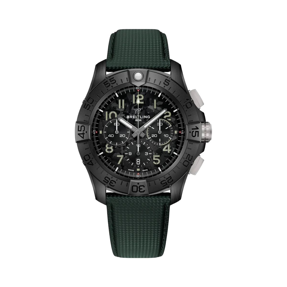 Breitling SB0148101B1X1 SUPER AVENGER B01 CHRONOGRAPH 46 NIGHT MISSION KHAKI GREEN