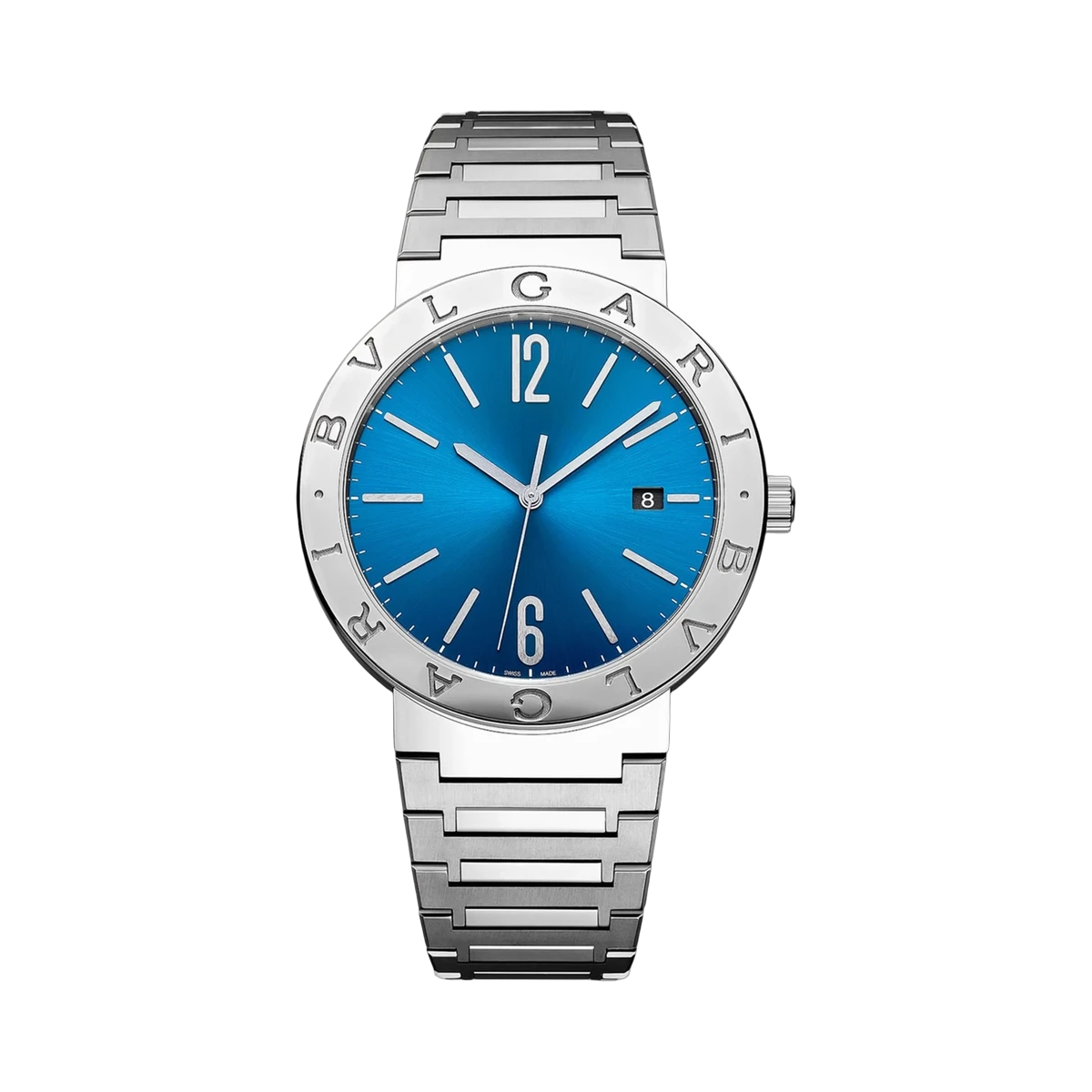 Bvlgari Automatic Blue Dial 103720 41MM Stainless Steel