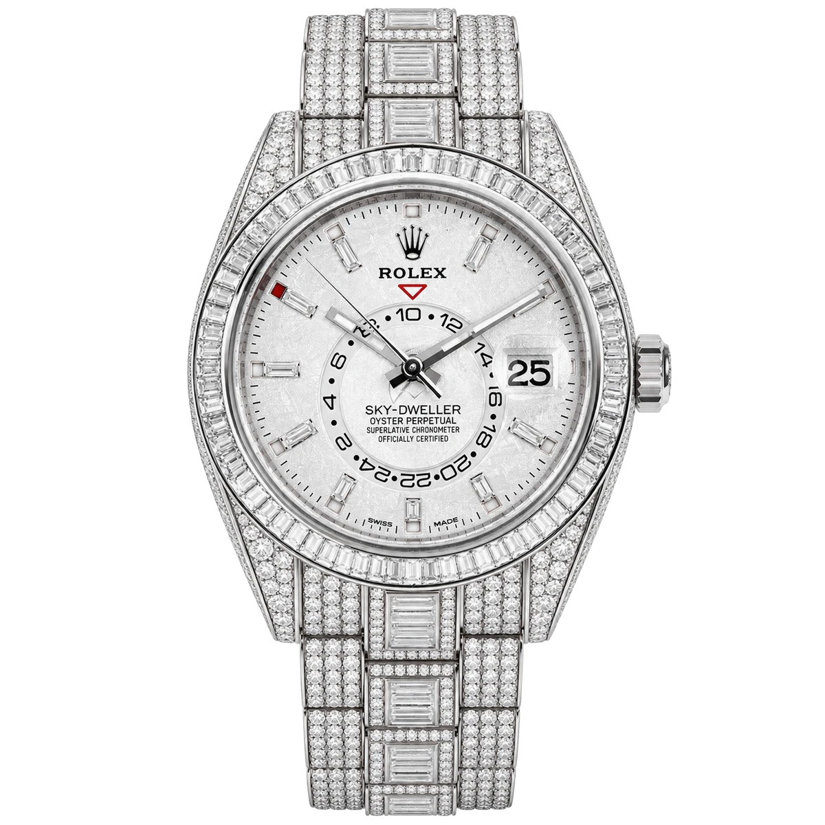 Rolex Sky-Dweller 336959TBR 42MM 18K White Gold Meteorite Diamond Dial