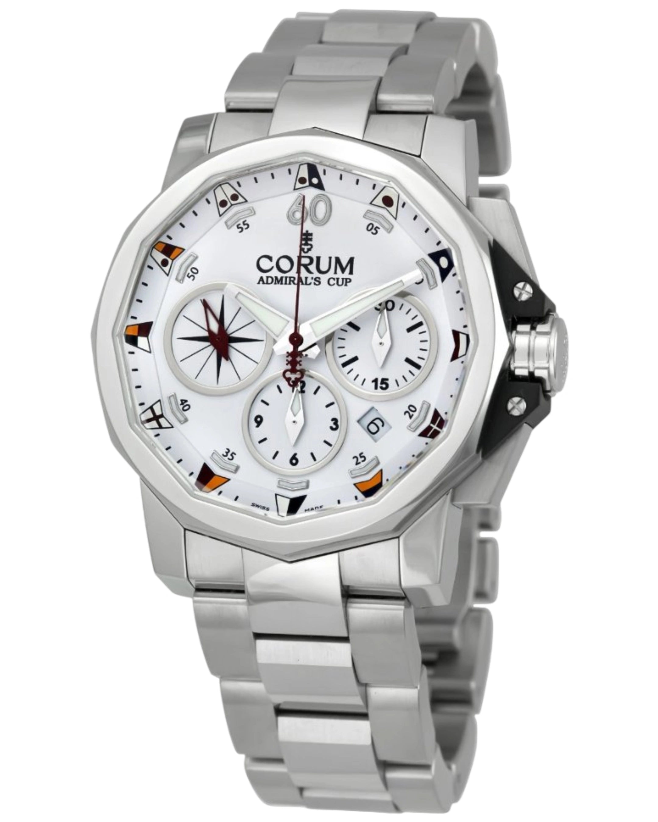 Corum Admiral Cup Challenge 44MM A753/04235 Silver Tone Stainless Steel
