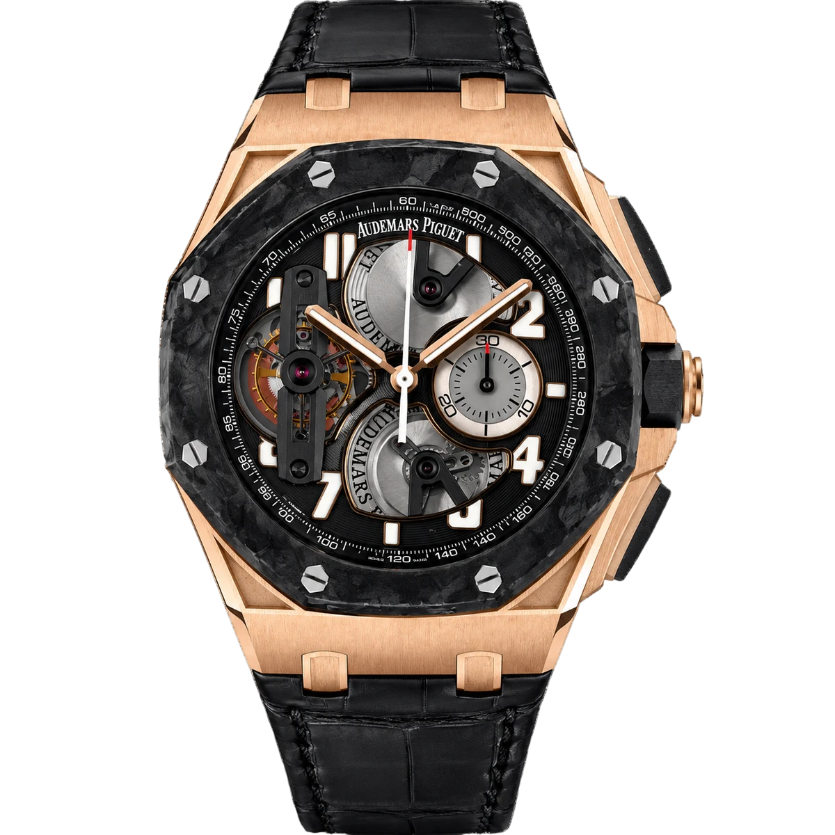 Audemars Piguet Royal Oak Offshore Tourbillon Chronograph 44Mm 18 Karat Roségold