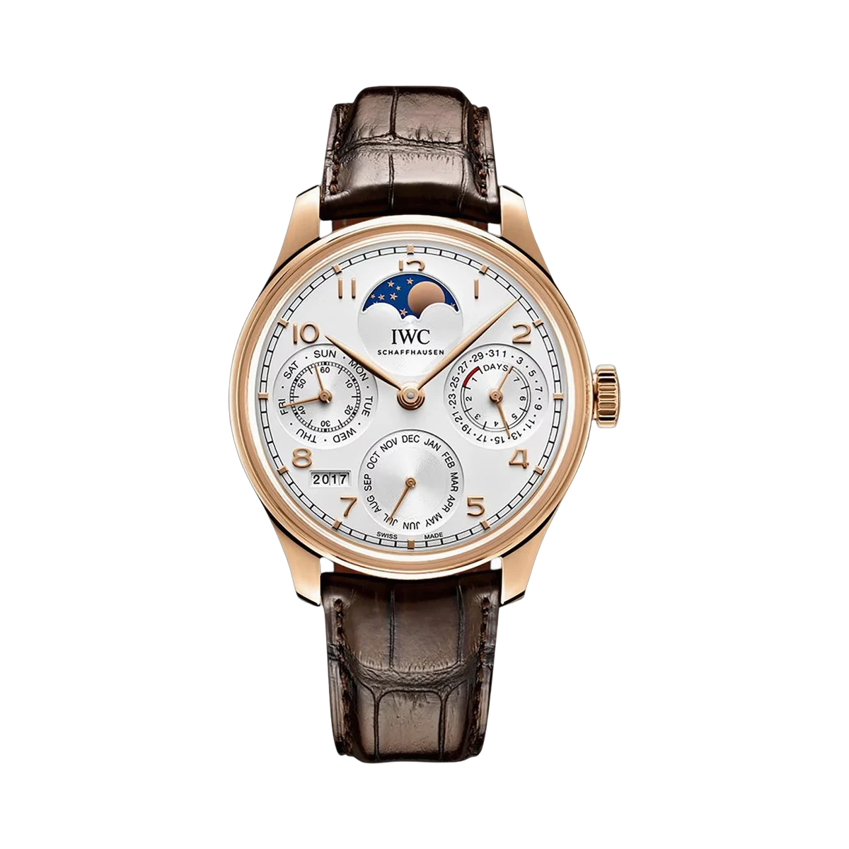 IWC Portugieser Perpetual Calendar Automatic IW503302 44.2mm 18K Rose Gold