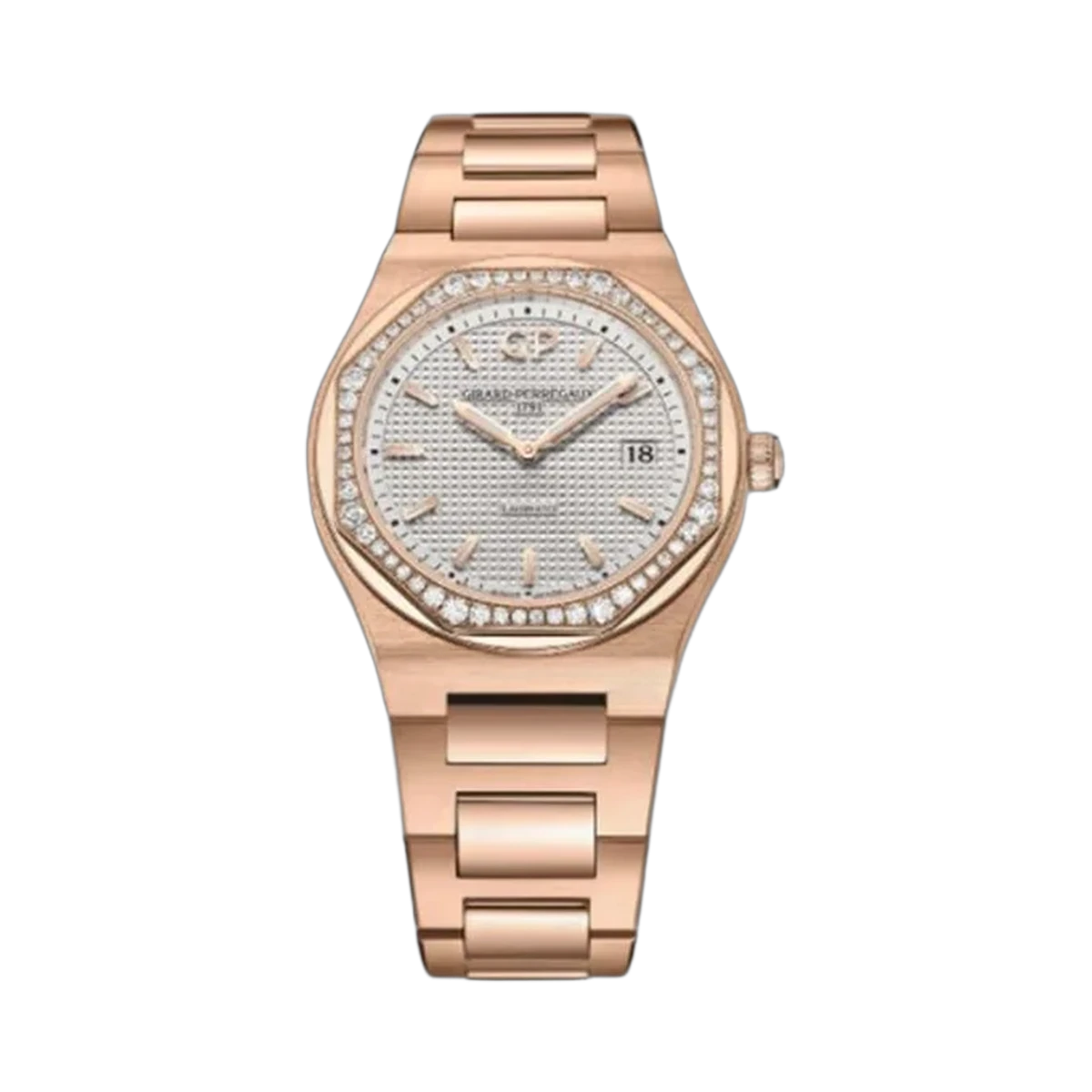 Girard Perregaux Laureato 34 mm Damenuhr aus 18K Roségold