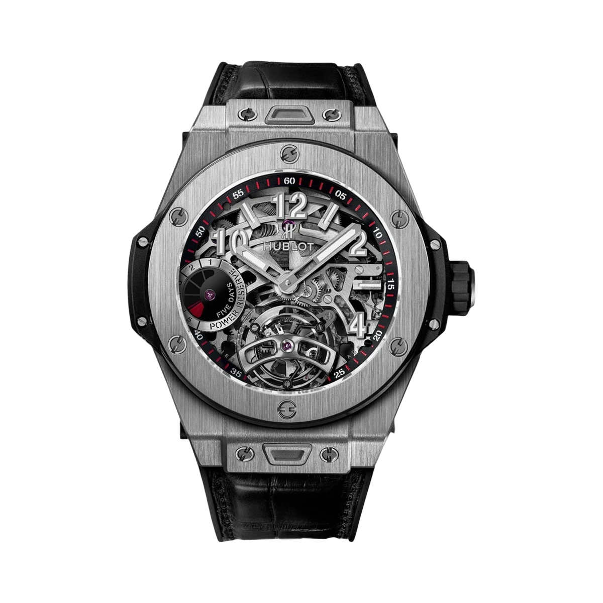 Hublot Big Bang Tourbillon LTD Skeleton Dial 405.NX.0137.LR 45mm Titanium