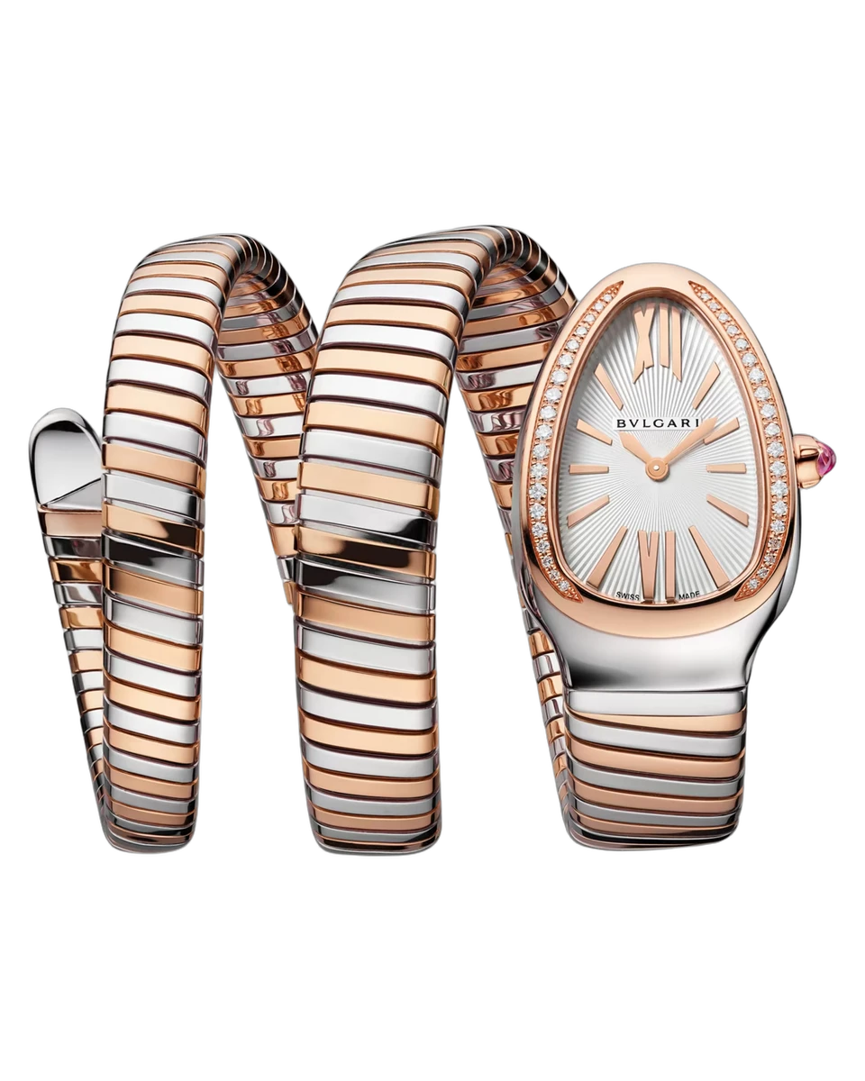 Bvlgari Serpenti Tubogas 103149 35MM Steel and Rose Gold