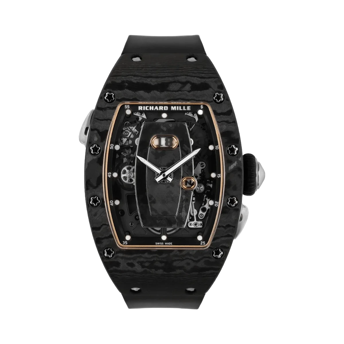 Richard Mille RM 037 TI-CA Automatic All black Carbon TPT Dial