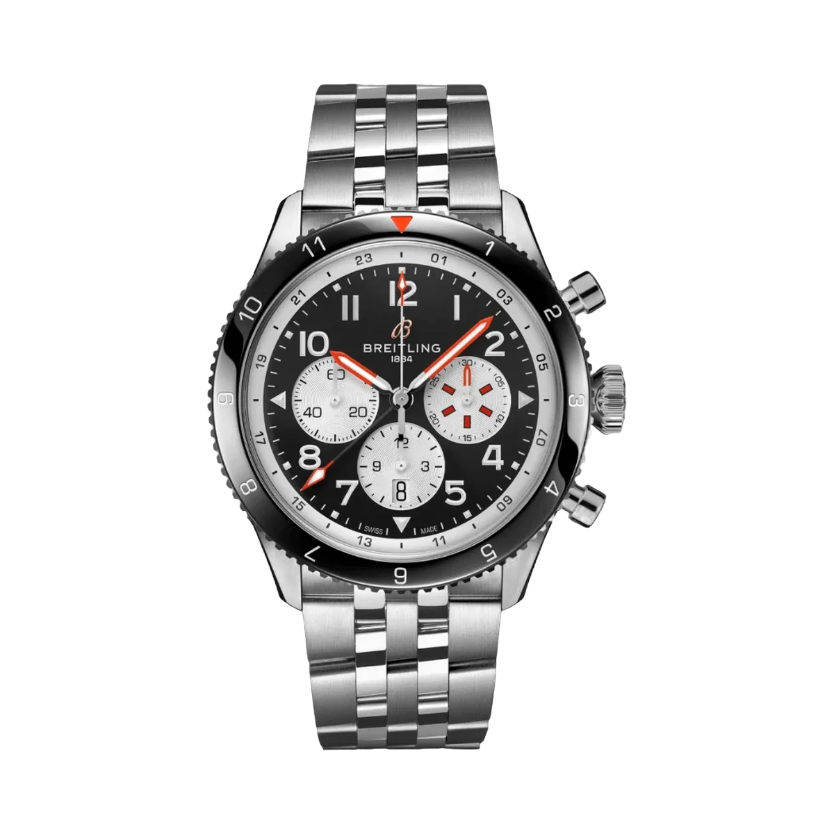 Breitling Super AVI Chronograph YB04451A1B1A1 GMT 46 Mosquito 46mm Black Dial Men's Watch