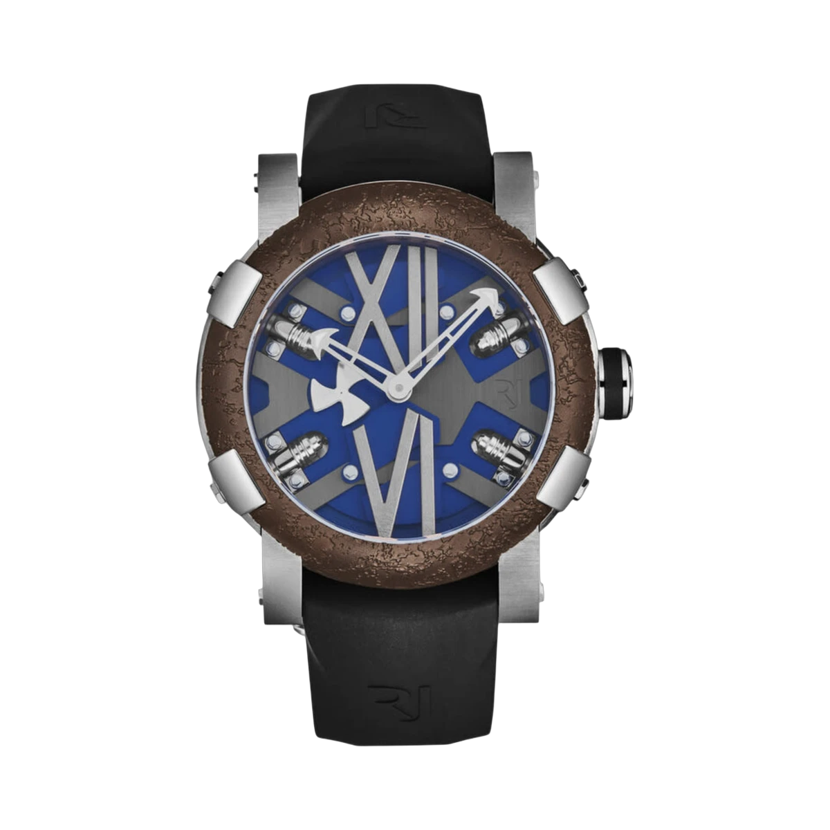 Romain Jerome Steampunk RJ.ST.AU.501.10 46MM Stainless Steel Blue Dial