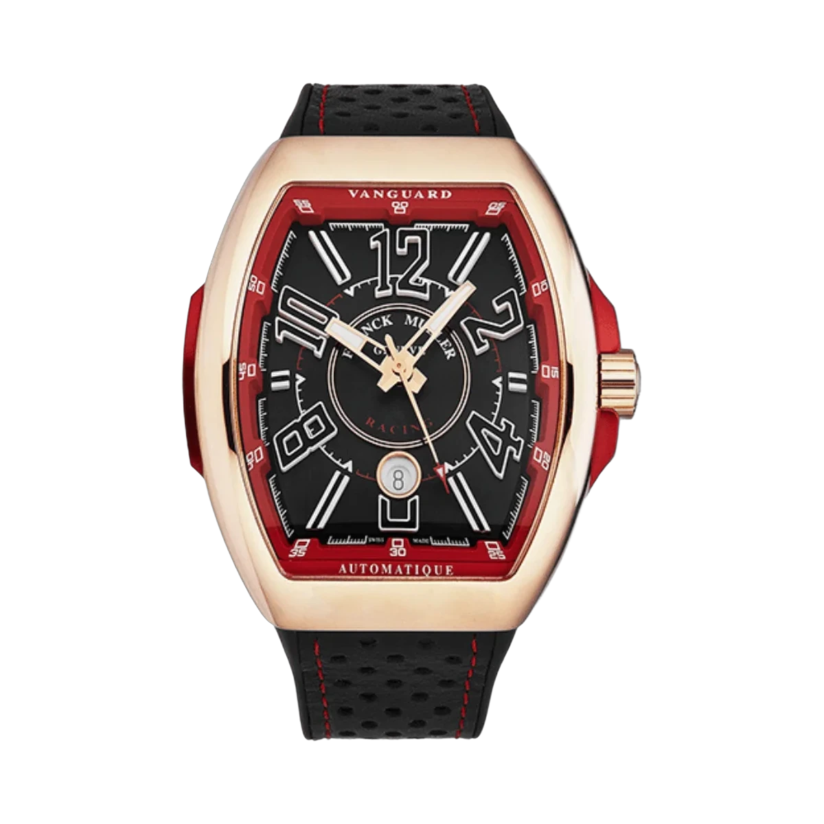 Franck Muller Vanguard Automatique Racing V 45 SC DT RCG 5N ER 45mm Herrenuhr mit schwarzem Zifferblatt