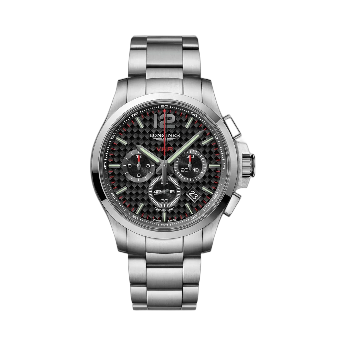 Longines Conquest Chronograph L3.727.4.66.6 44MM Stainless Steel