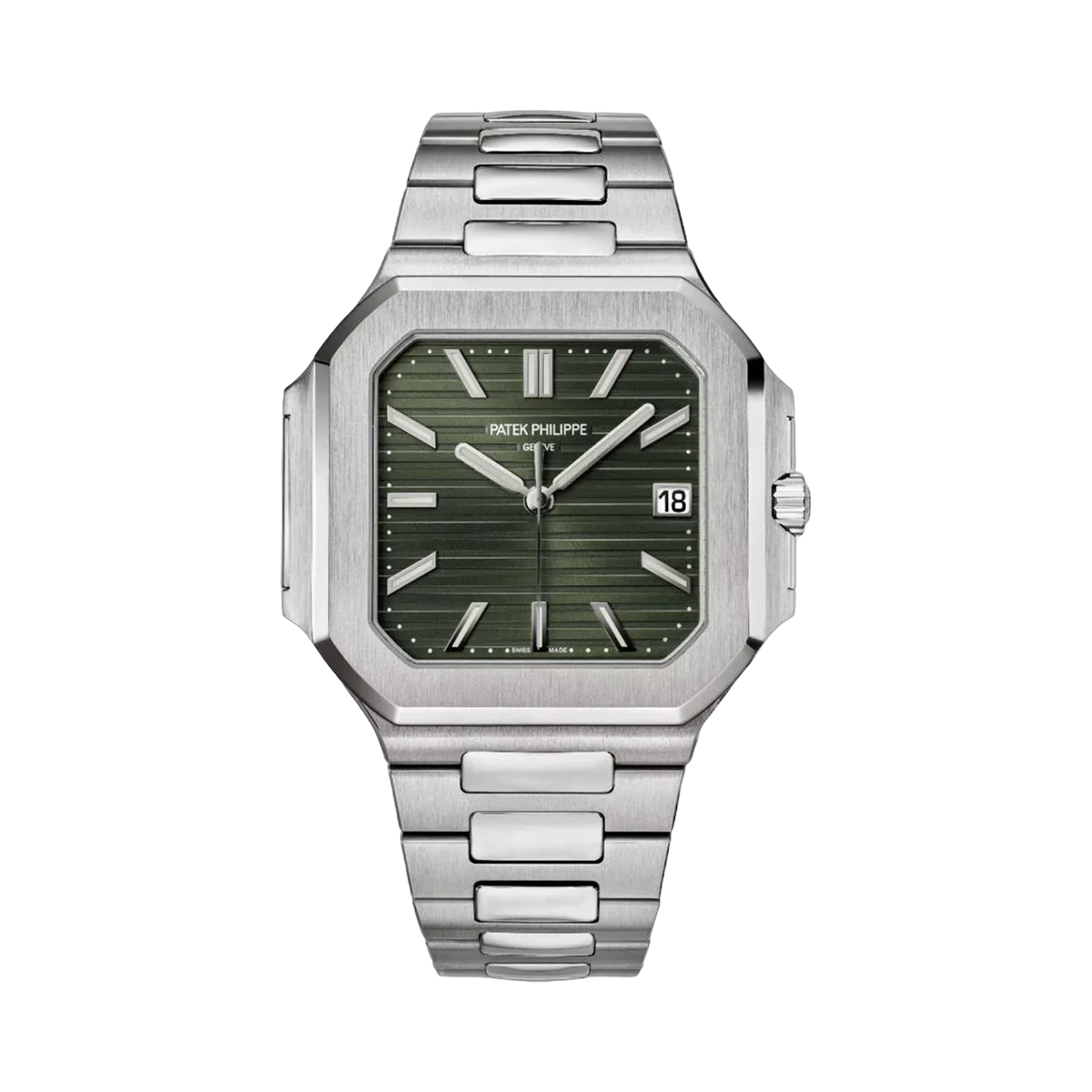 Patek Philippe Cubitus 5821/1A-001 Stainless Steel 45mm Green Dial Men's Watch